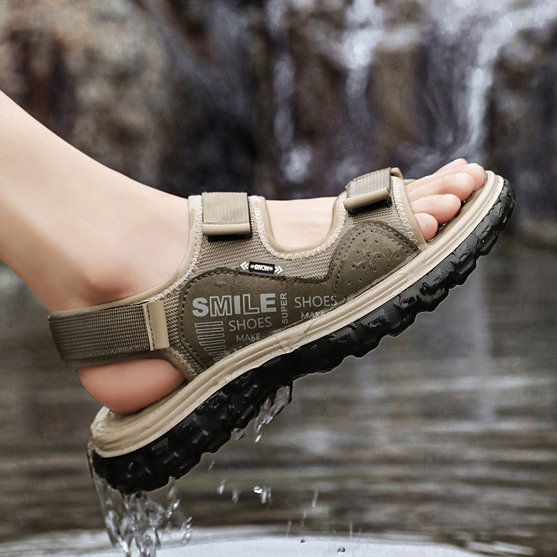 Men'S Shoes With Velcro - Sandales d'été 2026 pour hommes, nouvelles,