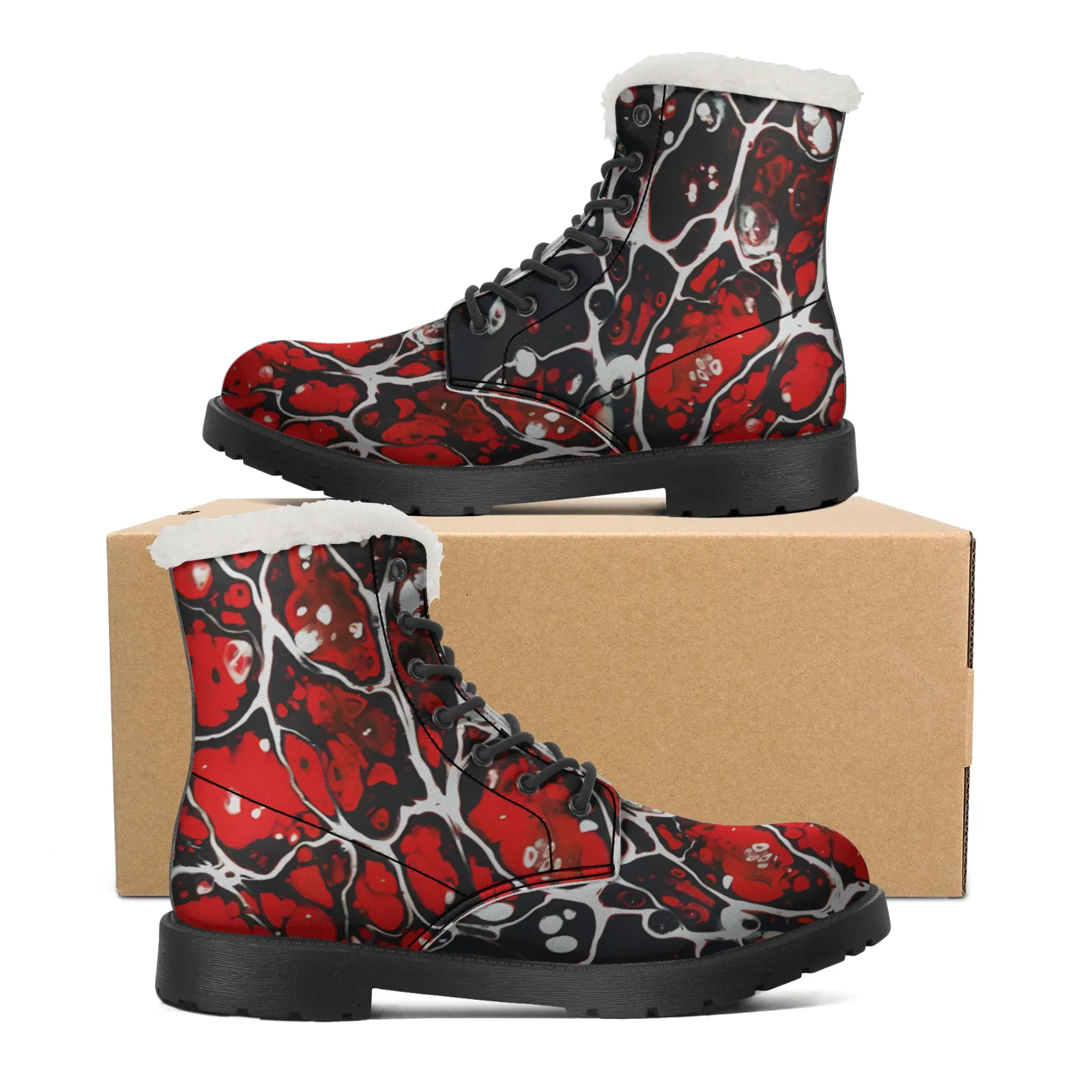 Men Shoes Eu To Us Size - Bottes de neige en peluche tendance