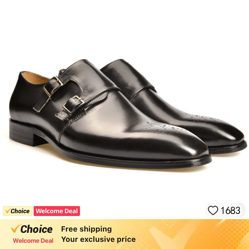 Men Shoes Eu To Us Size - Chaussures habillées en cuir pour hommes,