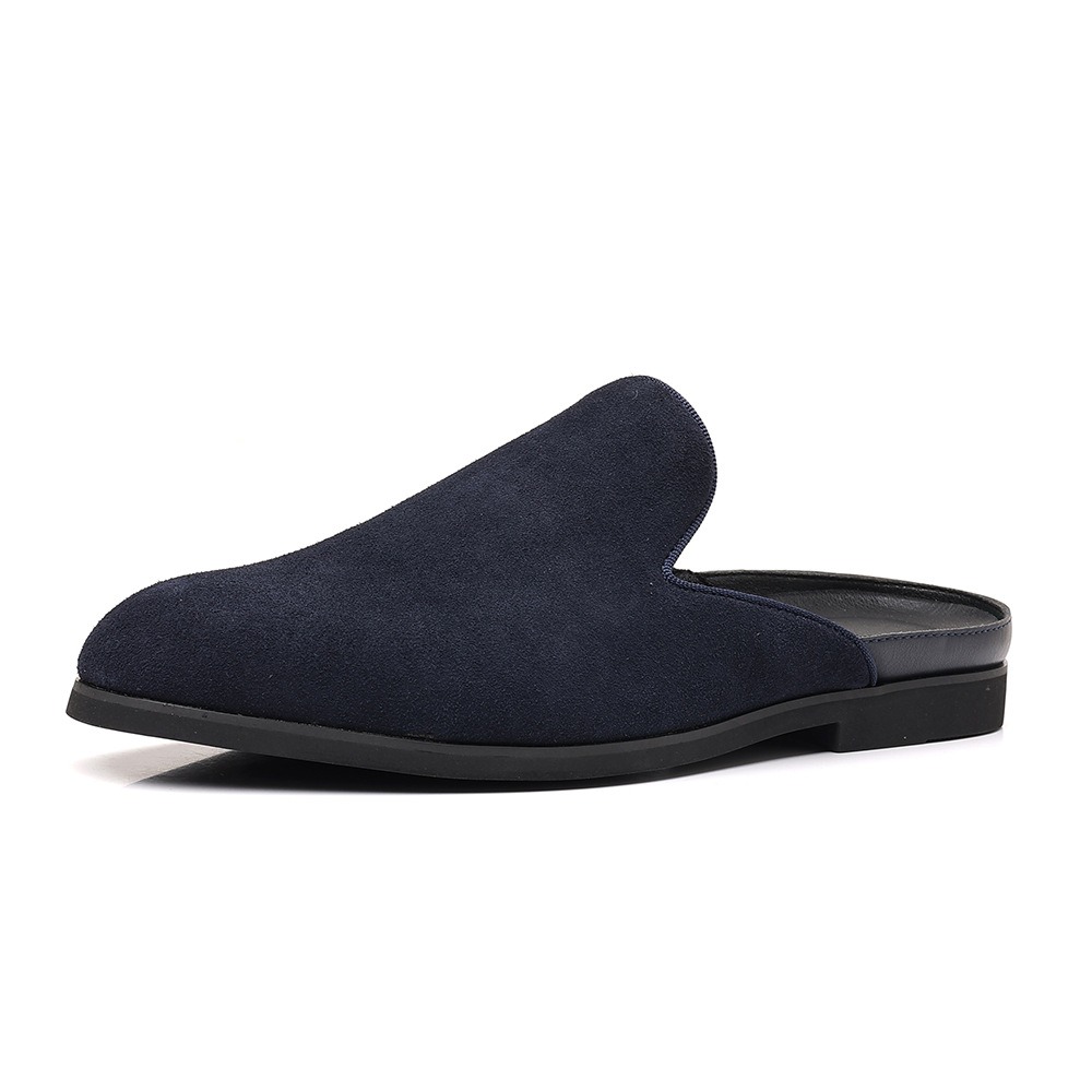 Men Shoes Formal - Mules en daim pour homme, mocassins,