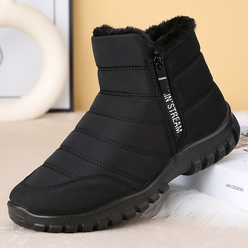 Men'S Shoes Zipper - Bottes de neige imperméables antidérapantes pour