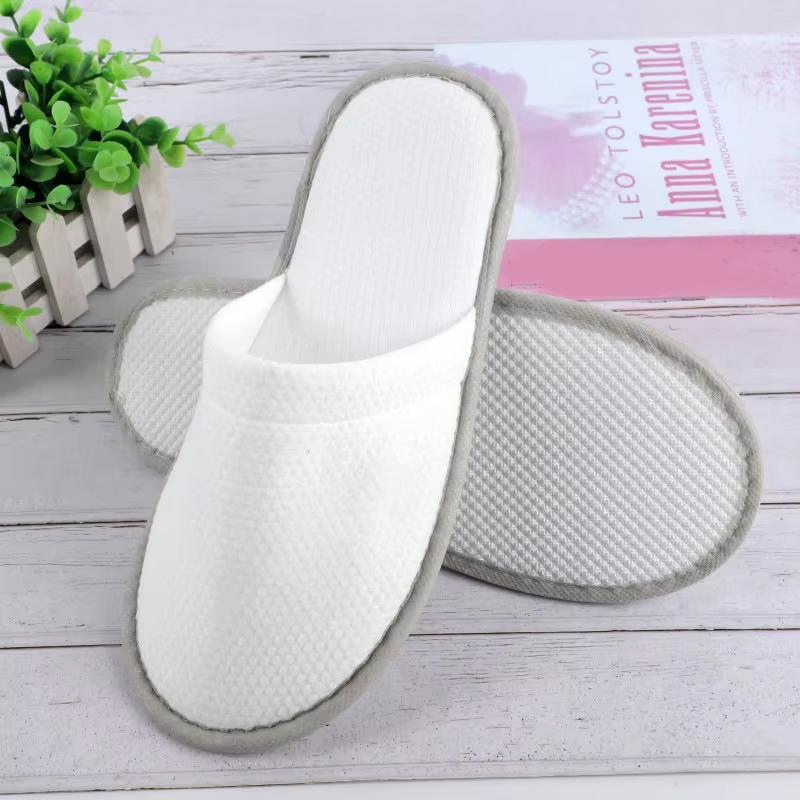 Men'S Shoes For Sale - Pantoufles en coton blanc pour hommes