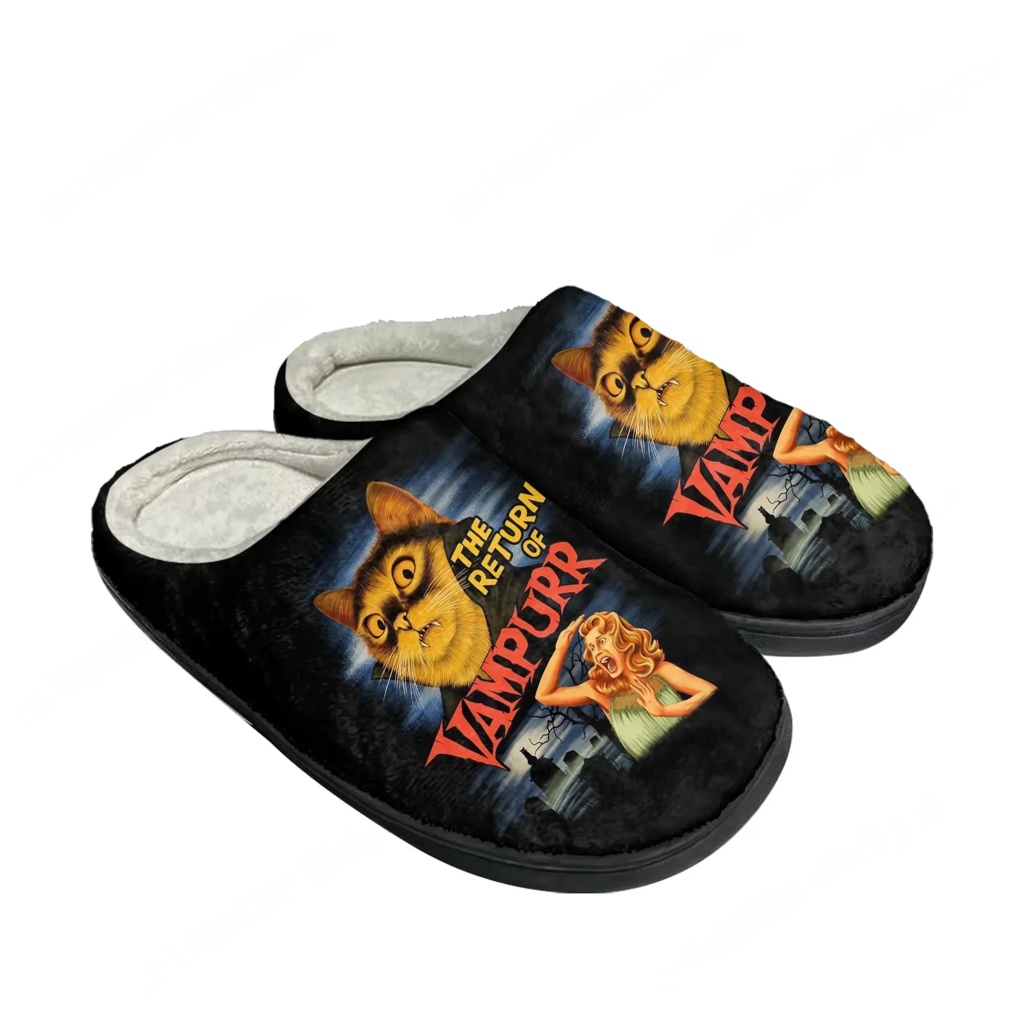 Men Shoes For Winter - Chaussons en coton Cat Vampire The