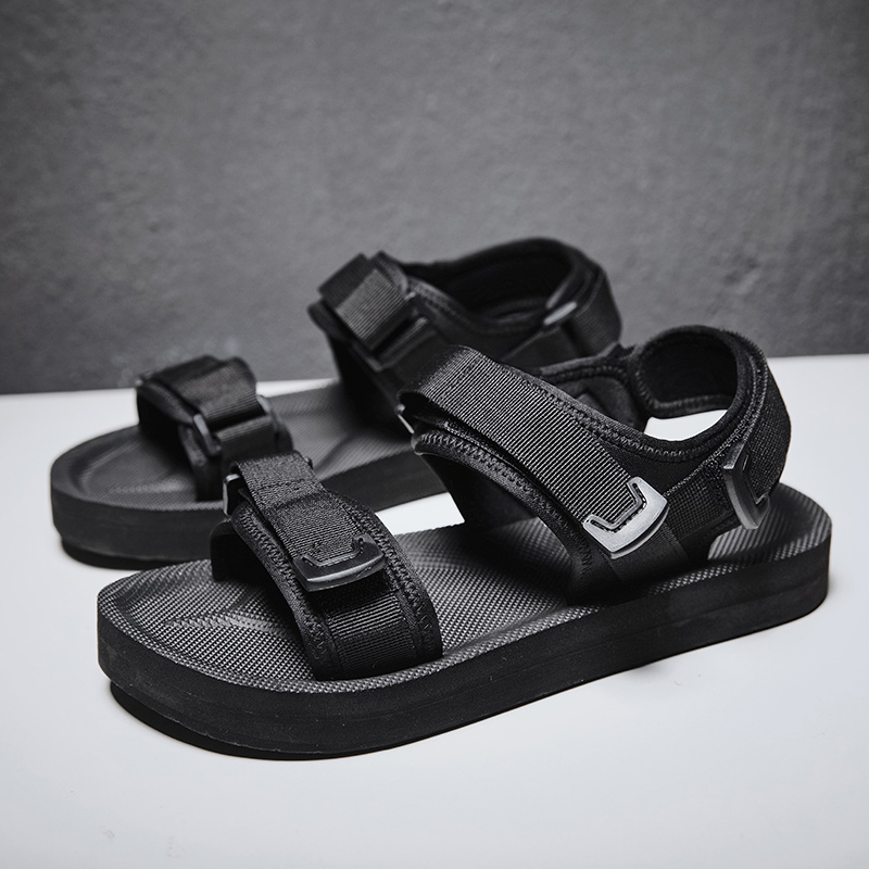 Sandales plates réglables pour - Men'S Shoes With Velcro avis et prix