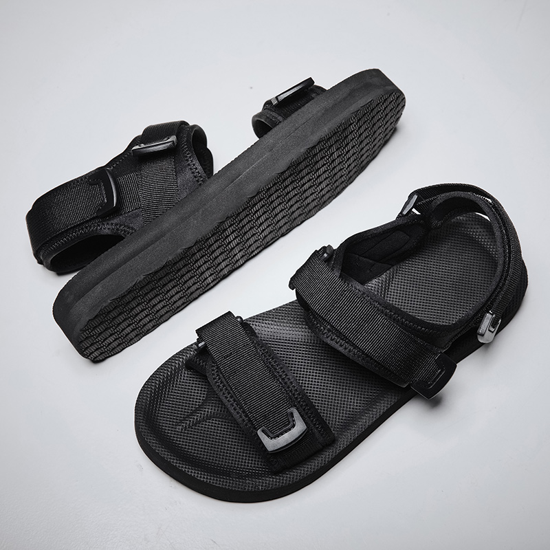 Sandales plates réglables pour - Men'S Shoes With Velcro avis et prix