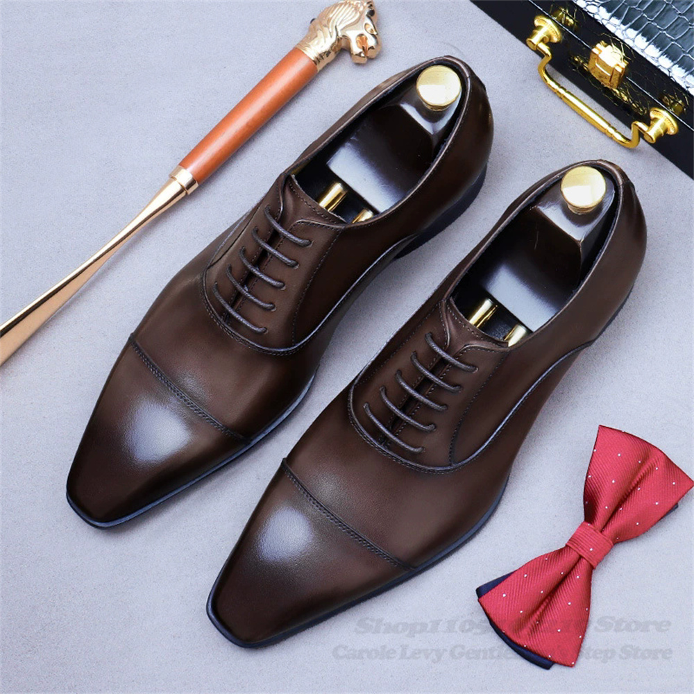 Hommes Oxford chaussures en cu - Men Shoes Formal avis et prix
