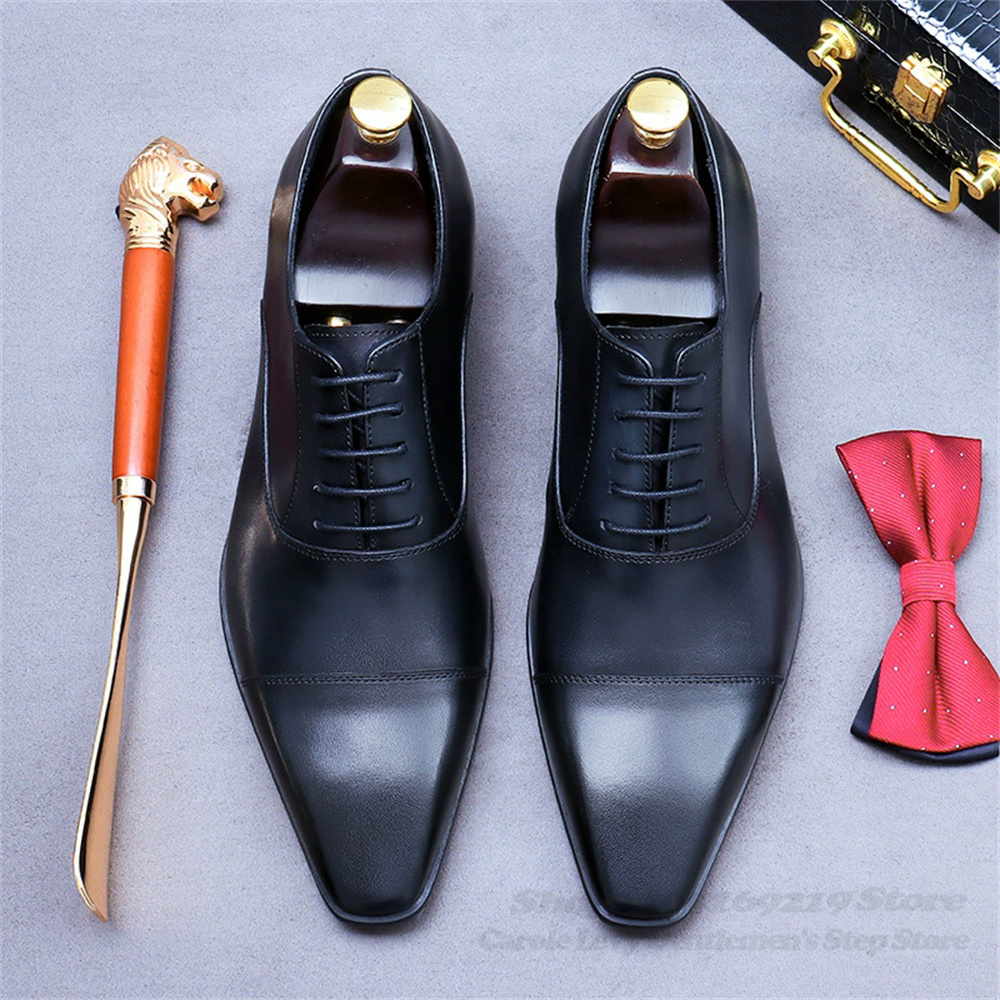 Hommes Oxford chaussures en cu - Men Shoes Formal avis et prix
