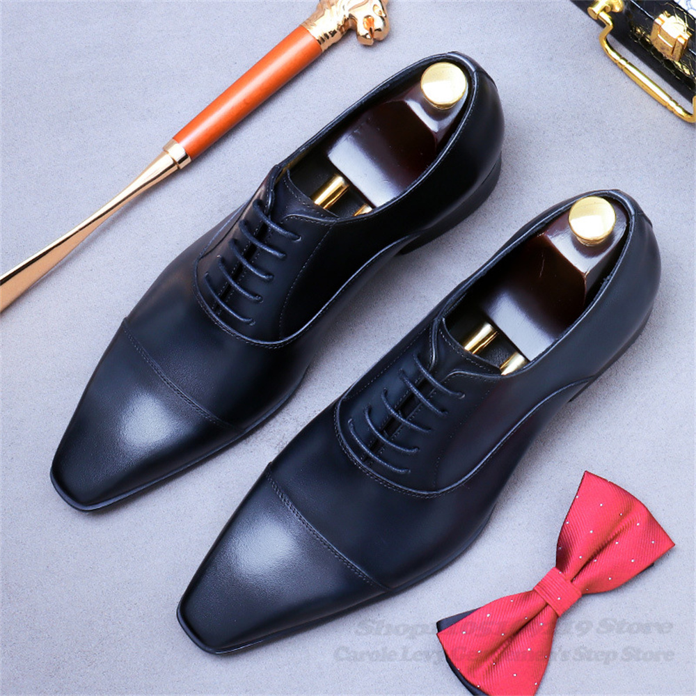 Hommes Oxford chaussures en cu - Men Shoes Formal avis et prix