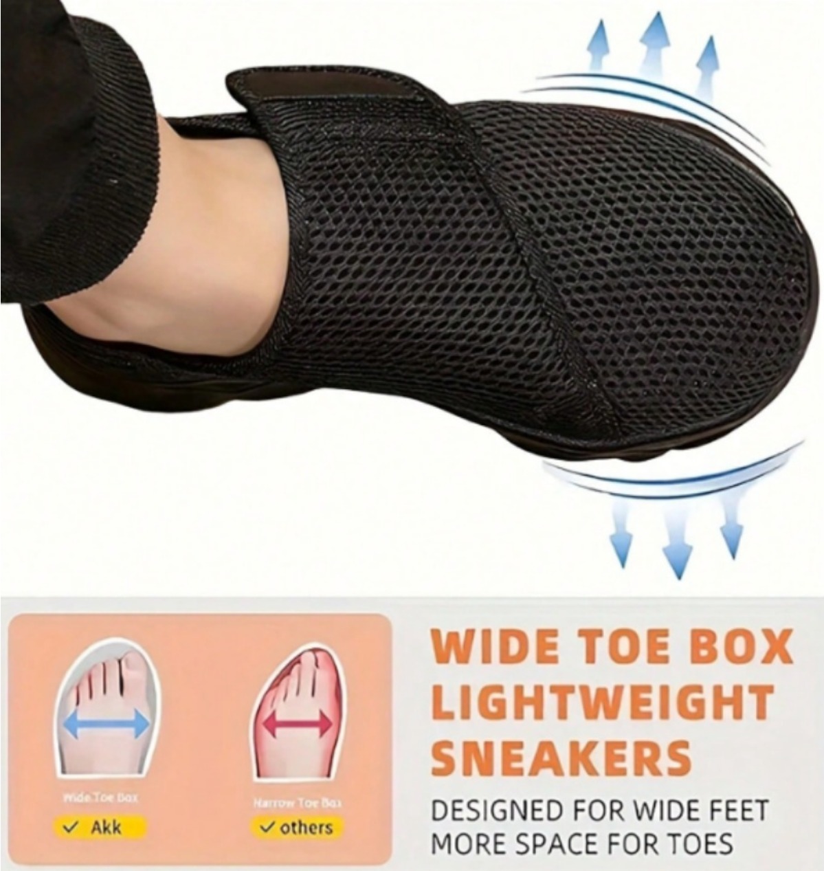 Nouvelles chaussures de marche - Men'S Shoes With Velcro avis et prix