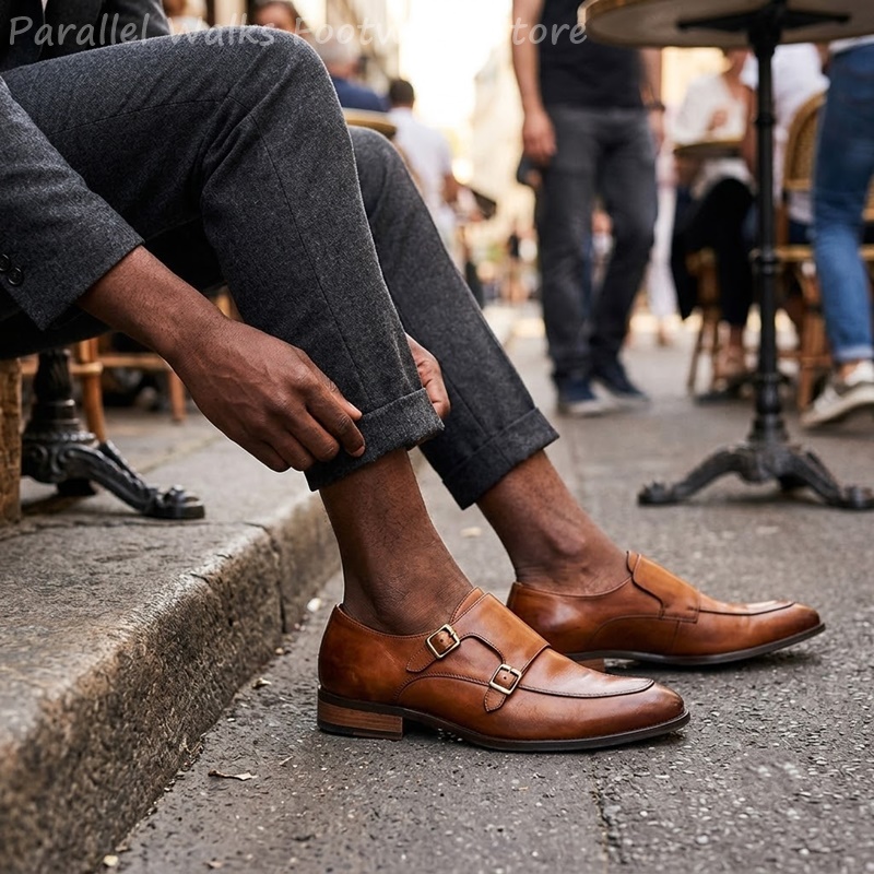 Mocassins à double boucle pour - Men Shoes Formal avis et prix