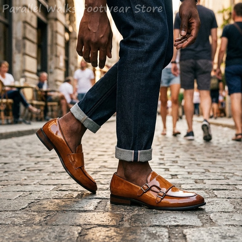 Mocassins à double boucle pour - Men Shoes Formal avis et prix
