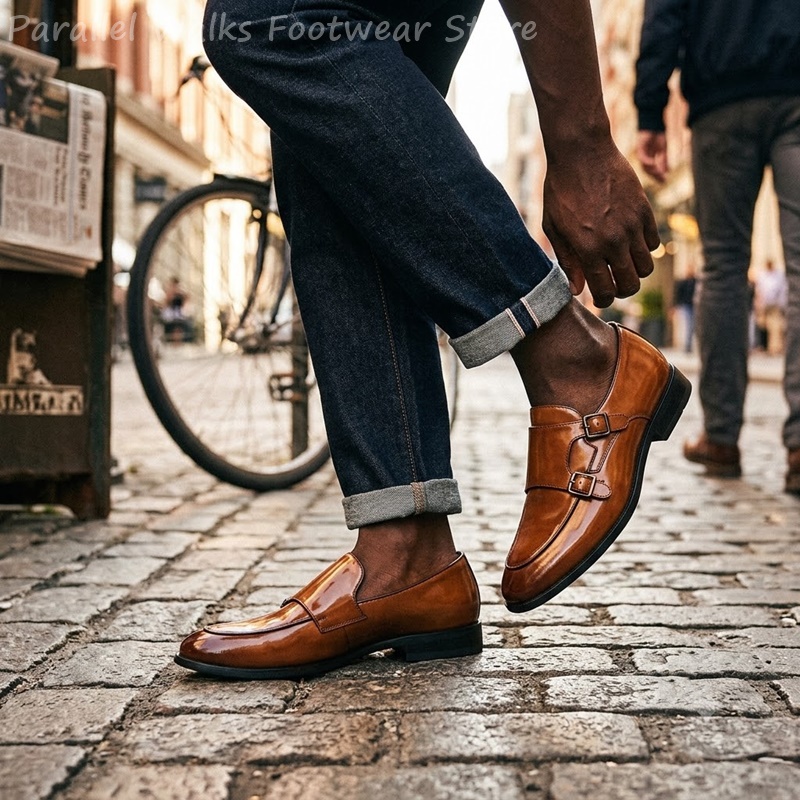 Mocassins à double boucle pour - Men Shoes Formal avis et prix