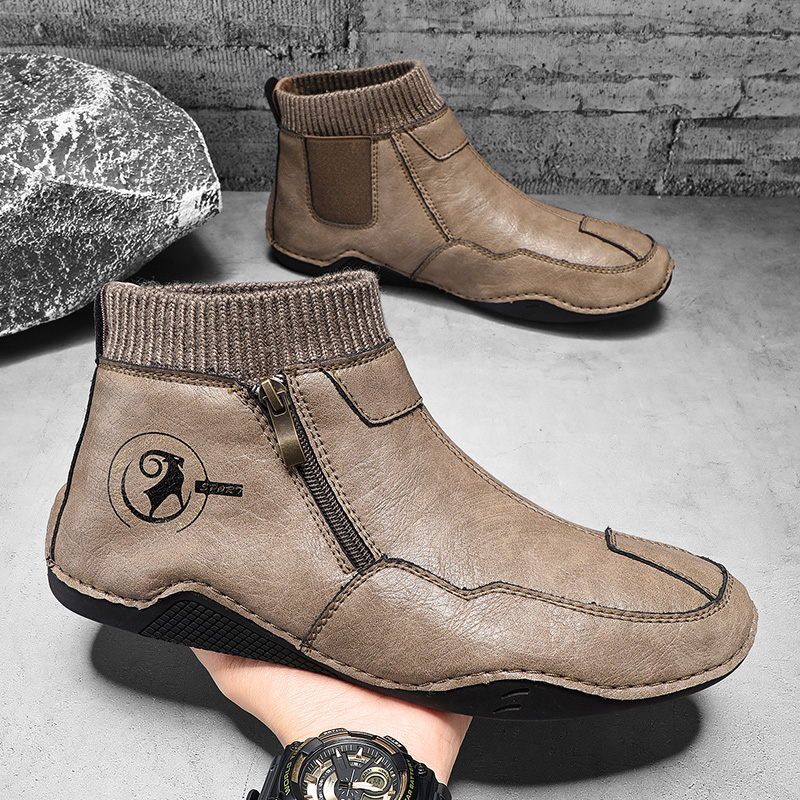 Bottes décontractées pour homm - Men'S Shoes Zipper avis et prix