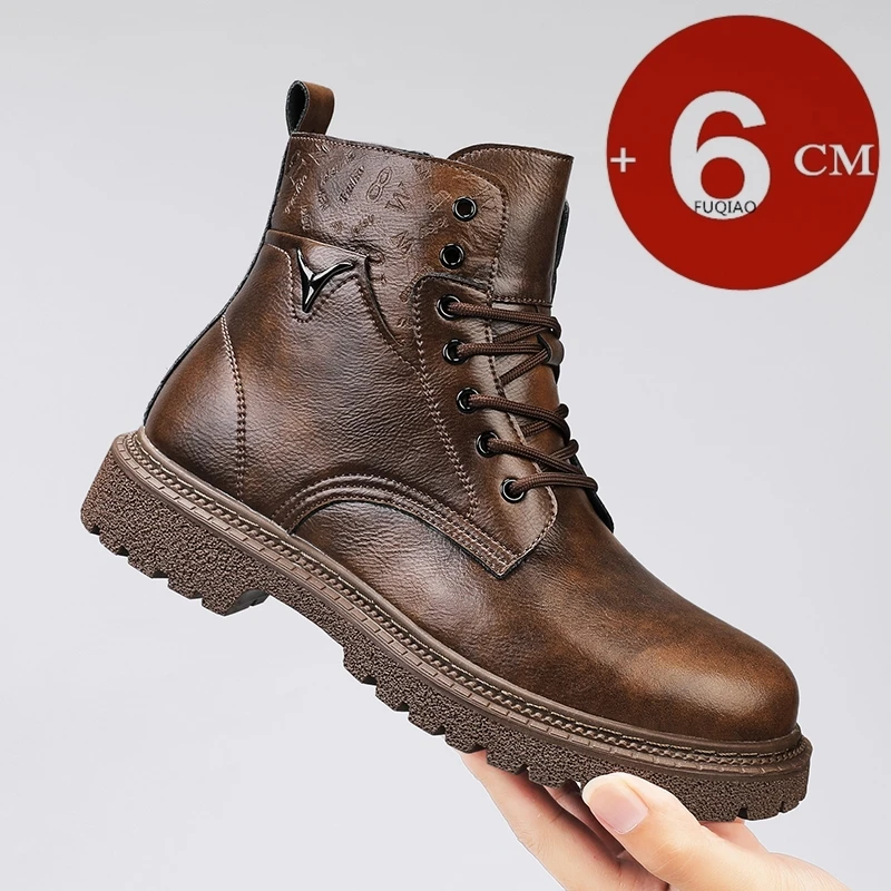 Bottines invisibles en cuir po - Men'S Shoes Zipper avis et prix