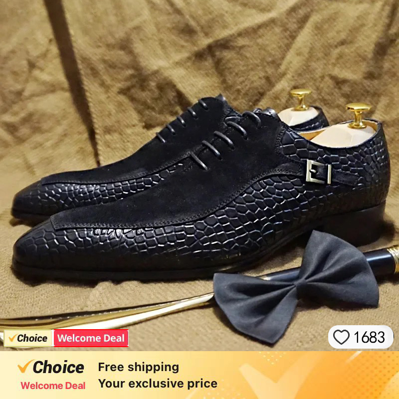 Chaussures habillées en cuir p - Men Shoes Eu To Us Size avis et prix