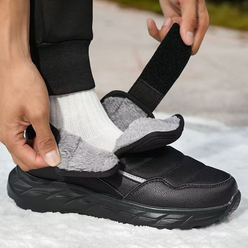 Bottes de neige d'hiver pour h - Men'S Shoes With Velcro avis et prix