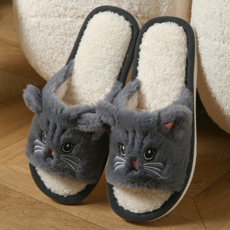 Mignonnes tongs en peluche en  - Men Shoes On Sale avis et prix