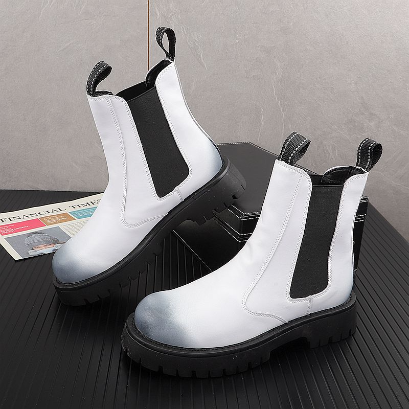 Bottes de luxe pour hommes en  - Men Shoes White Colour avis et prix