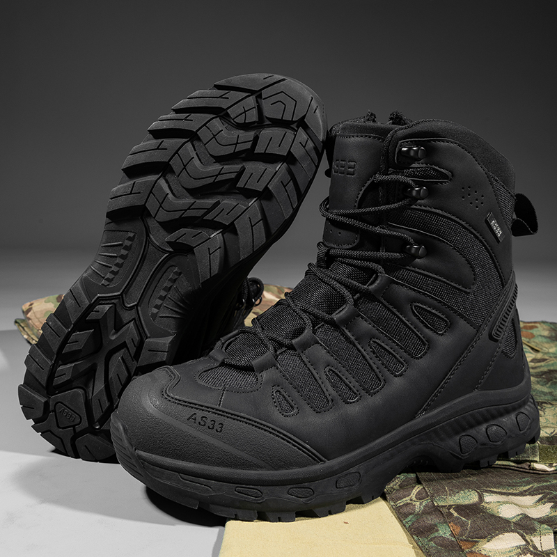 Nouveaux hommes bottes tactiqu - Men'S Shoes Zipper avis et prix