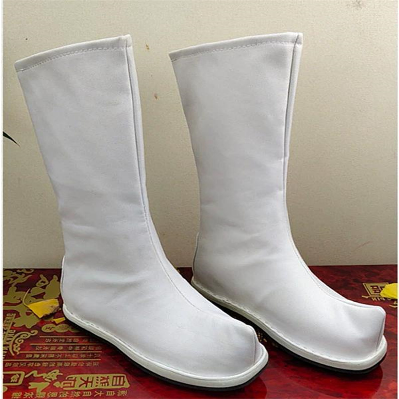Bottes longues brodées unisexe - Men Shoes White Colour avis et prix