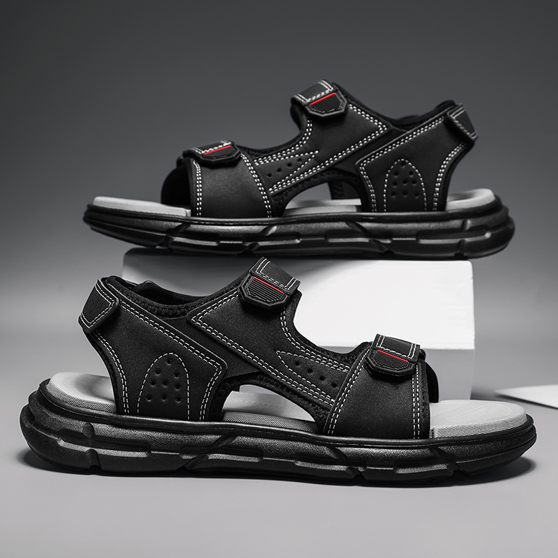 Sandales d'été pour hommes, an - Men'S Shoes With Velcro avis et prix