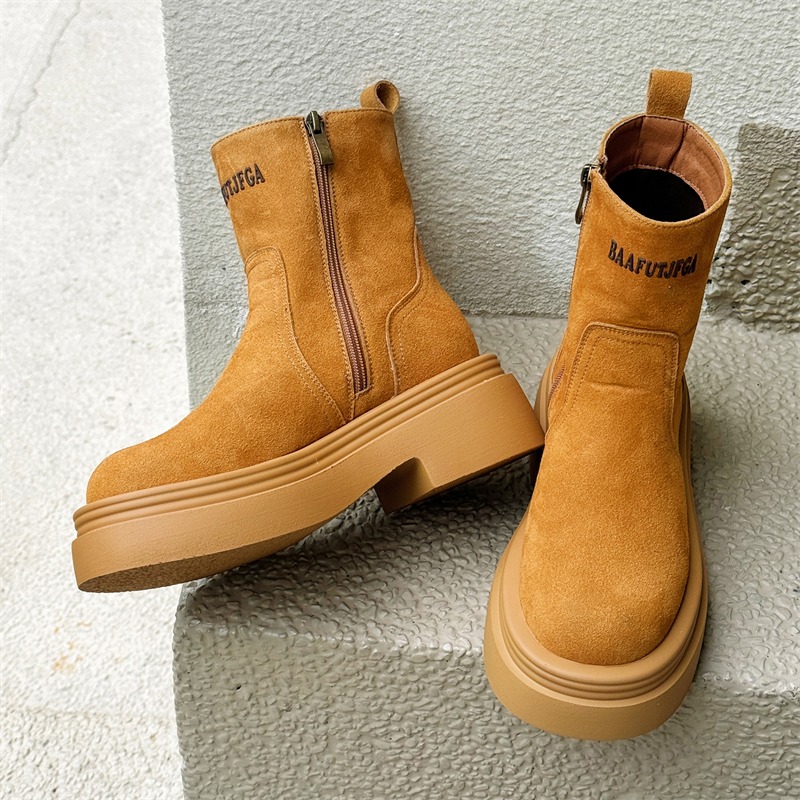 Bottes courtes rétro d'hiver p - Men'S Shoes Zipper avis et prix