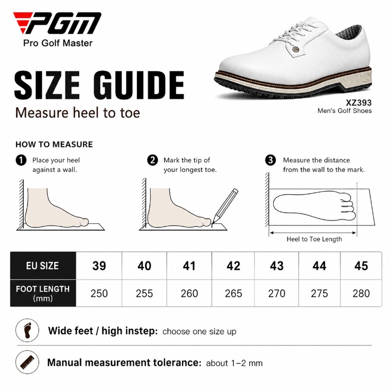 PGM – chaussures de Golf imper - Men Shoes Eu To Us Size avis et prix