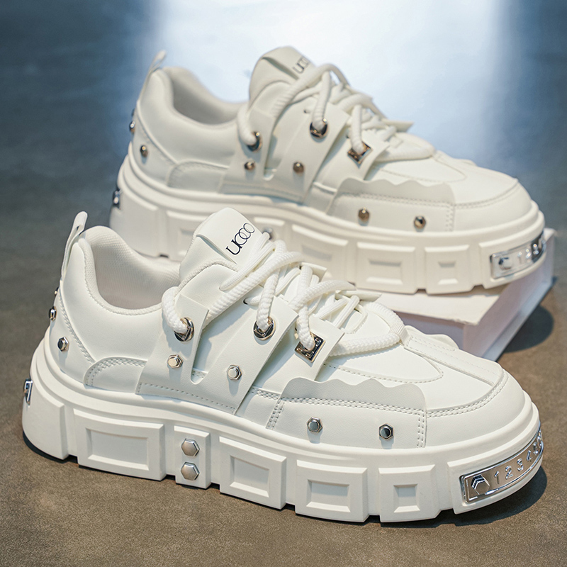 Baskets pour hommes à semelle  - Men Shoes White Colour avis et prix