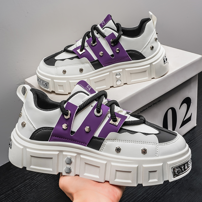Baskets pour hommes à semelle  - Men Shoes White Colour avis et prix