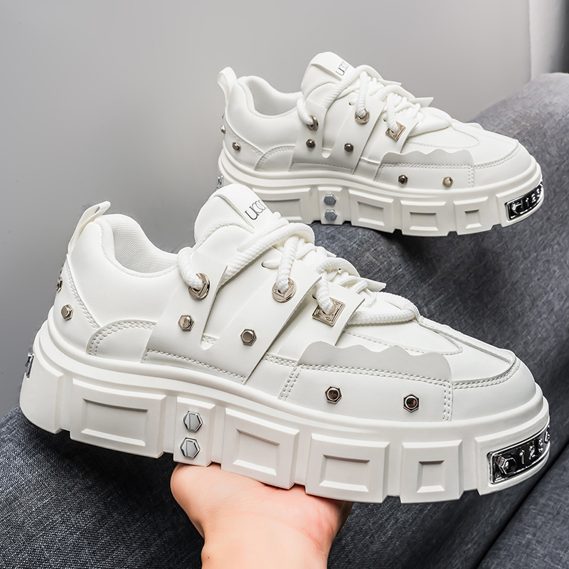 Baskets pour hommes à semelle  - Men Shoes White Colour avis et prix
